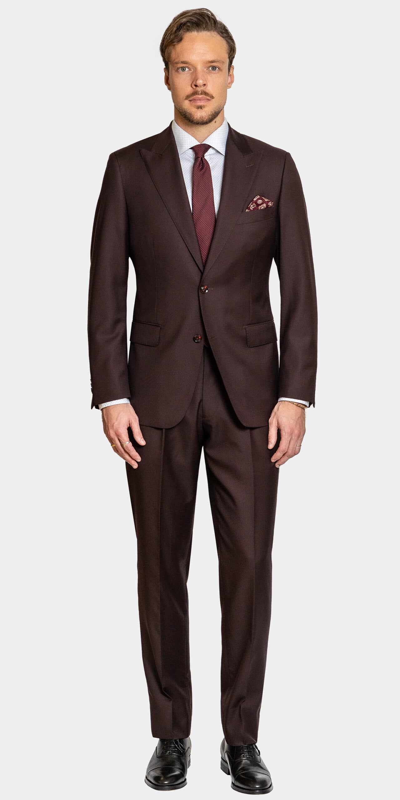 Versaille Bordeaux Suit