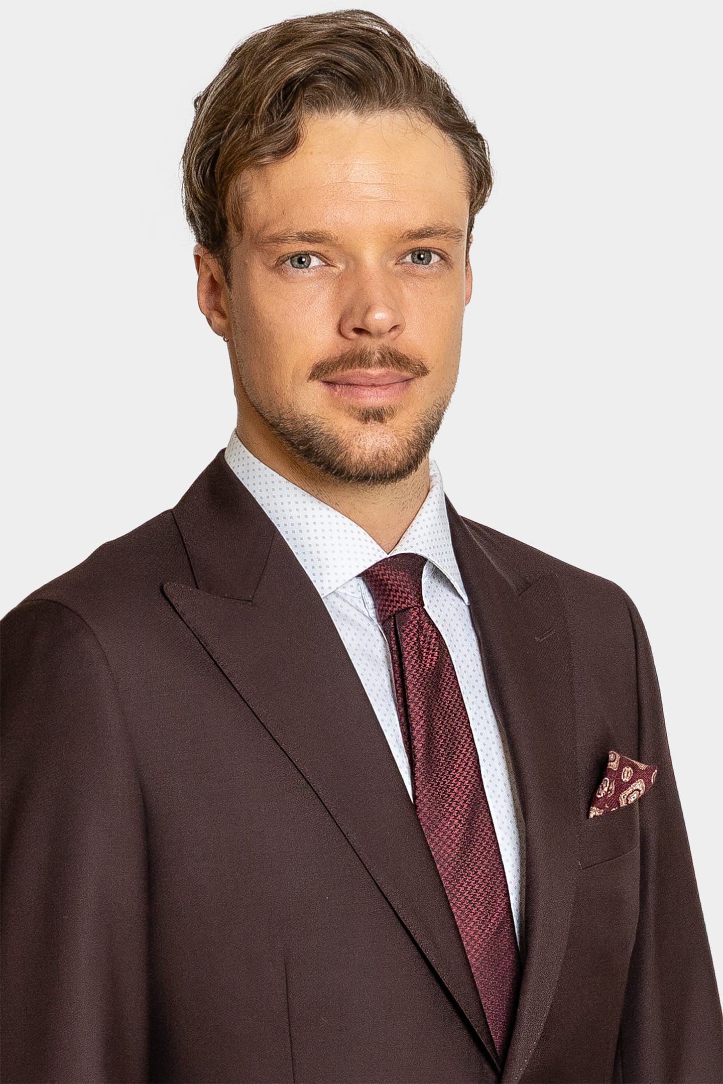 Versaille Bordeaux Suit - Image 2