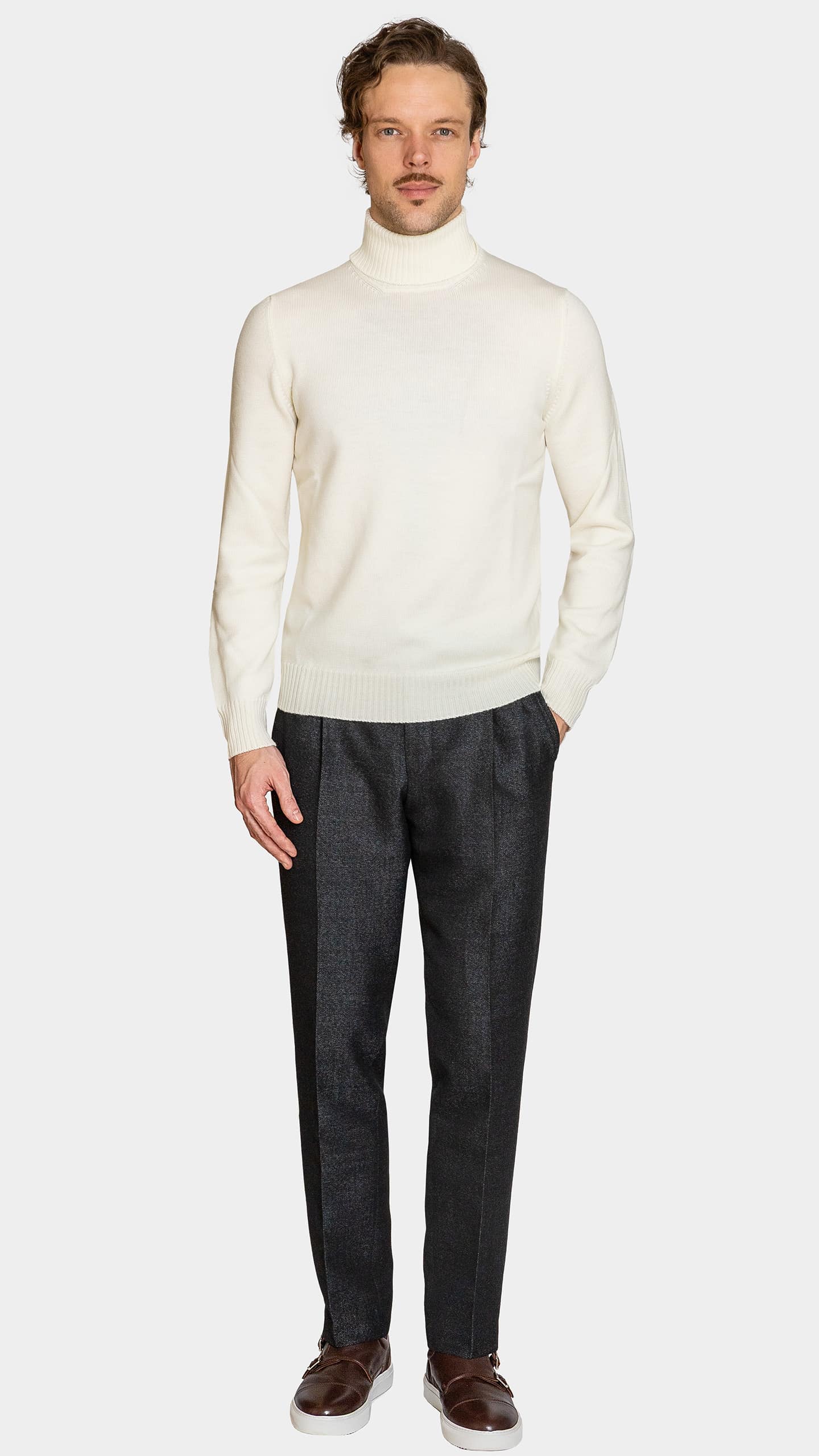 Elevandiluu Meriinovillane Kõrgekaelusega Kudum