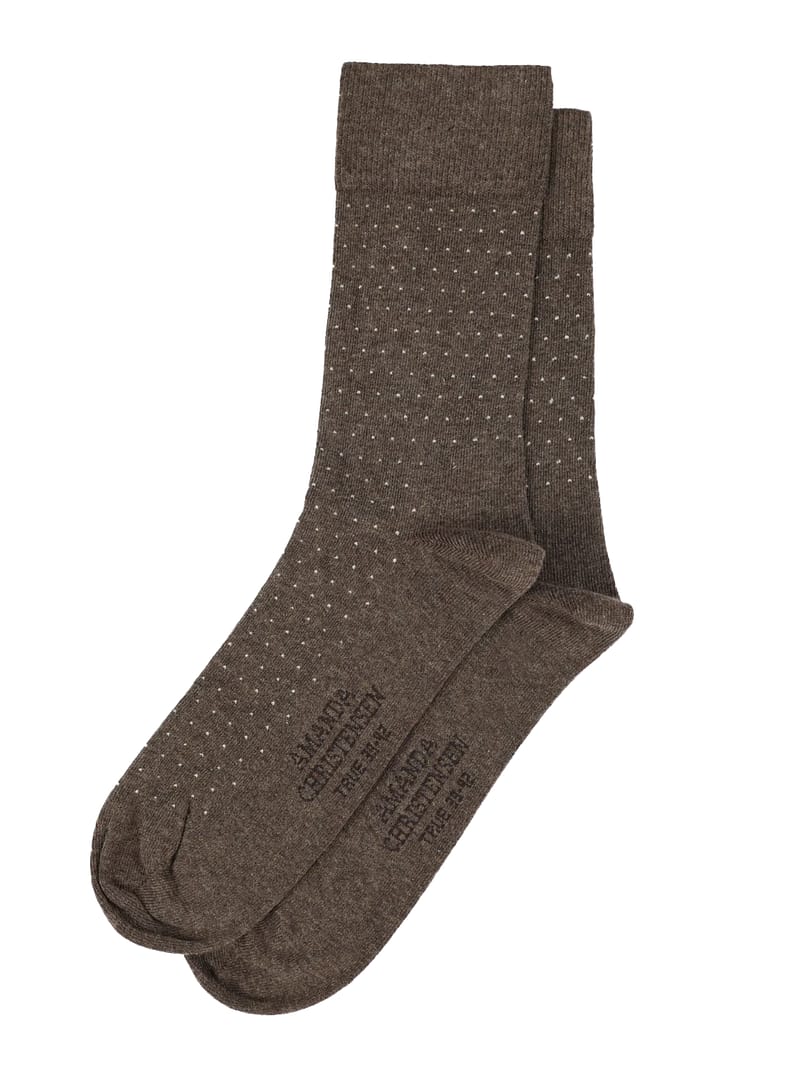 True Brown Melange Socks