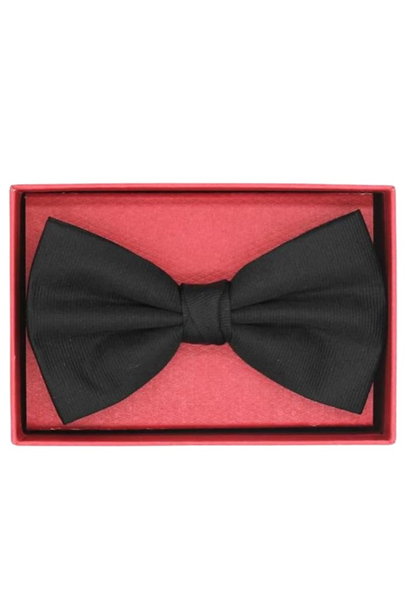 124 Must Grosgrain Valmis Seotud Siidist Kikilips