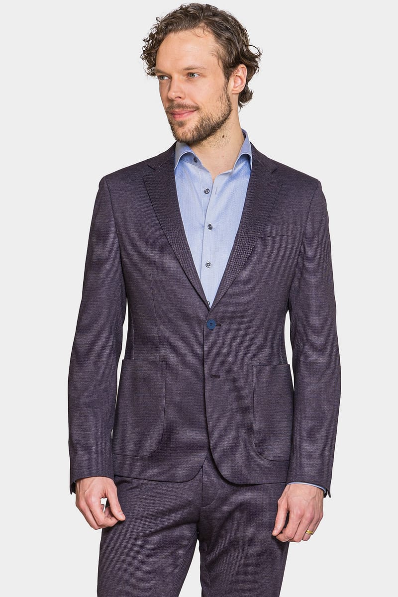 Nanno Tumepunane Stretch Pintsak