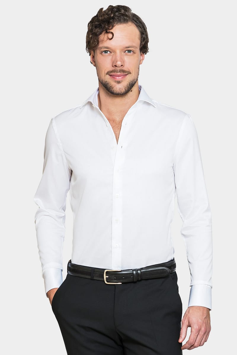 Stockholm White Non-Iron Shirt