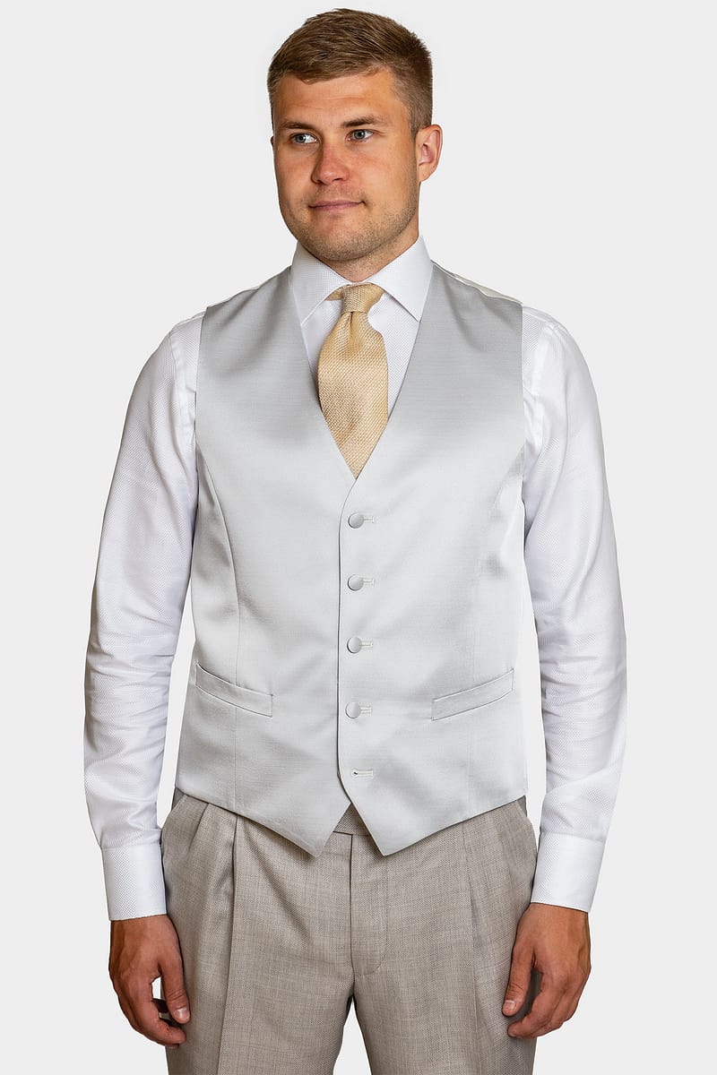 Lambert Light Grey Waistcoat