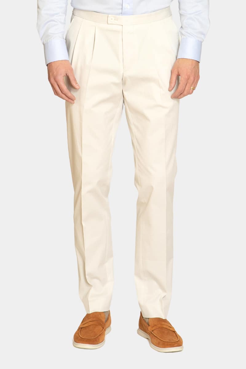Newhaven Off White Trousers