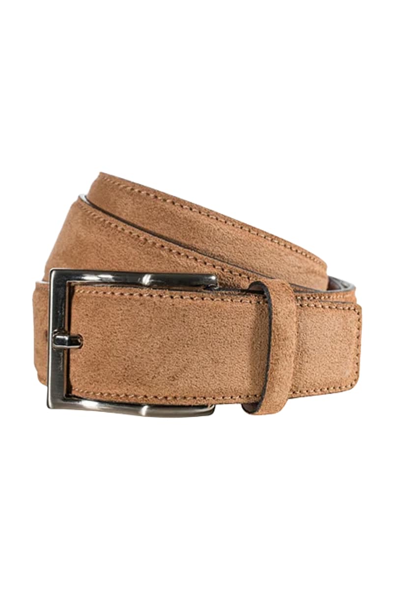 Melrose Suede Camel Belt