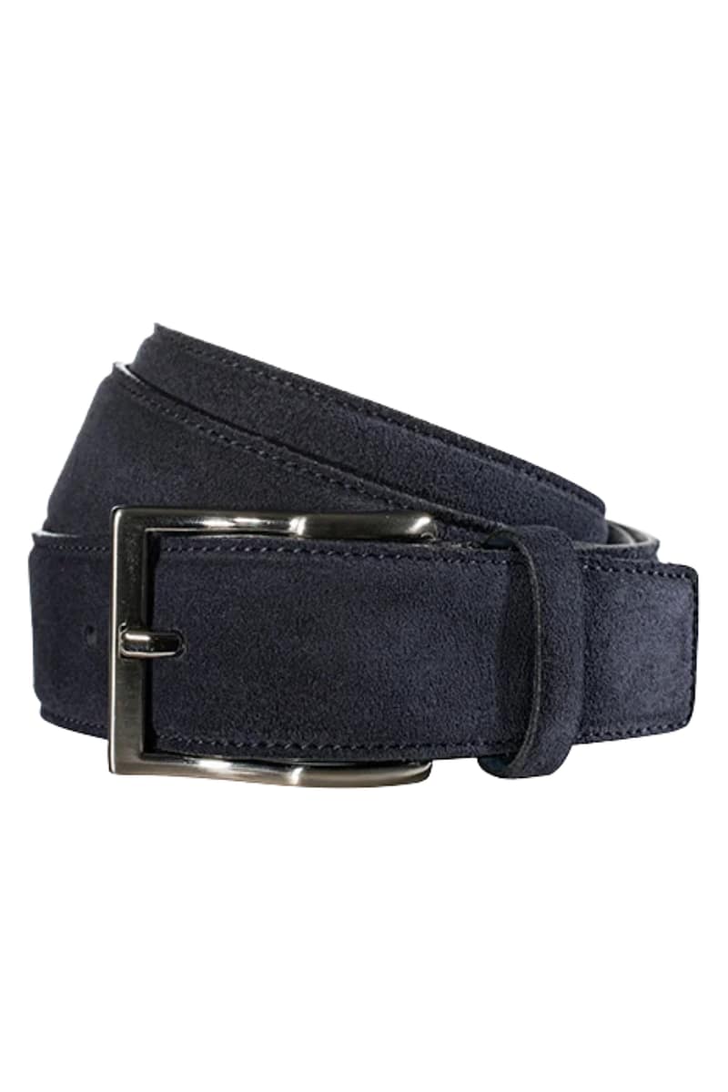 Melrose Suede Navy Belt