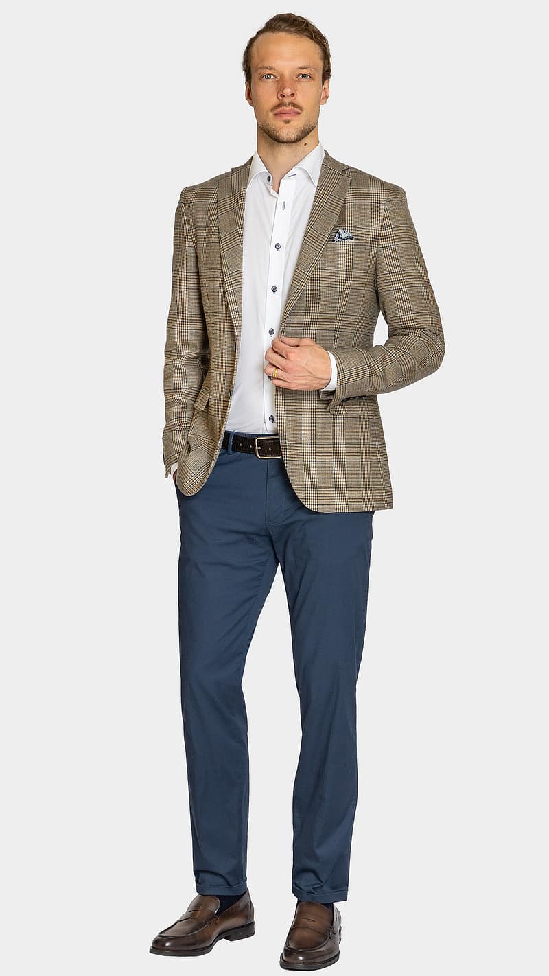 Deauville Camel Check Jacket