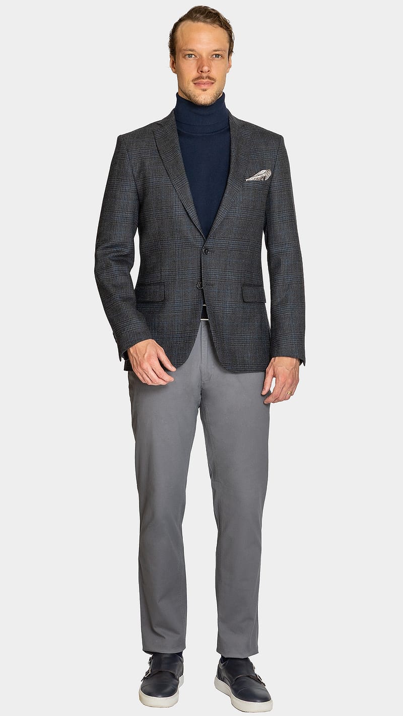 Deauville Navy Check Jacket