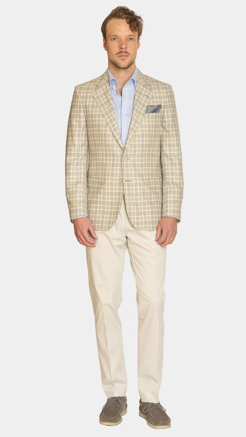 Hastings Beige Check Jacket