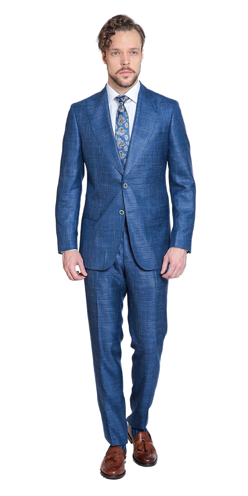 124 Matteo Blue Suit