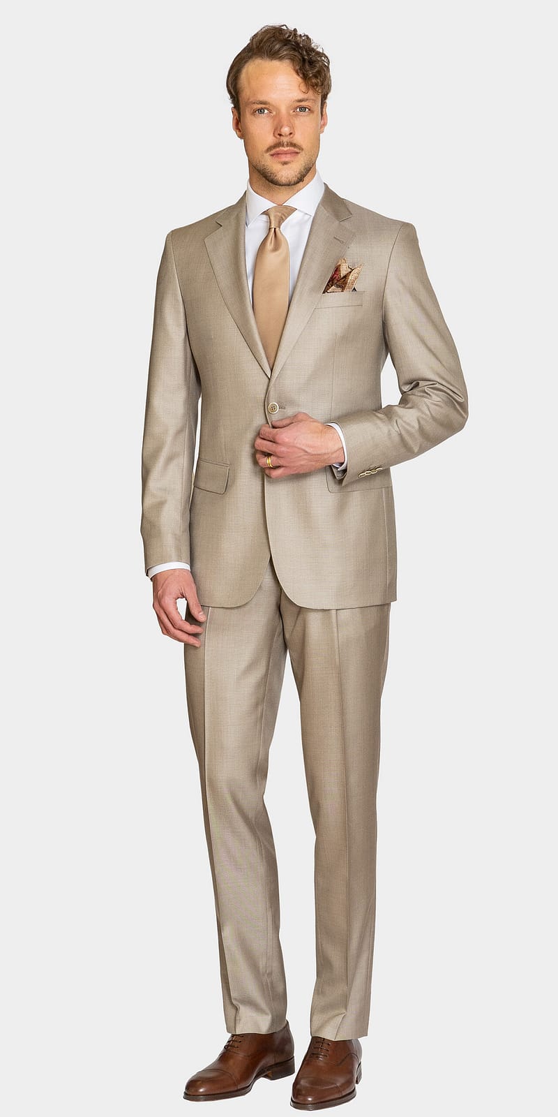 Hastings Beige Suit