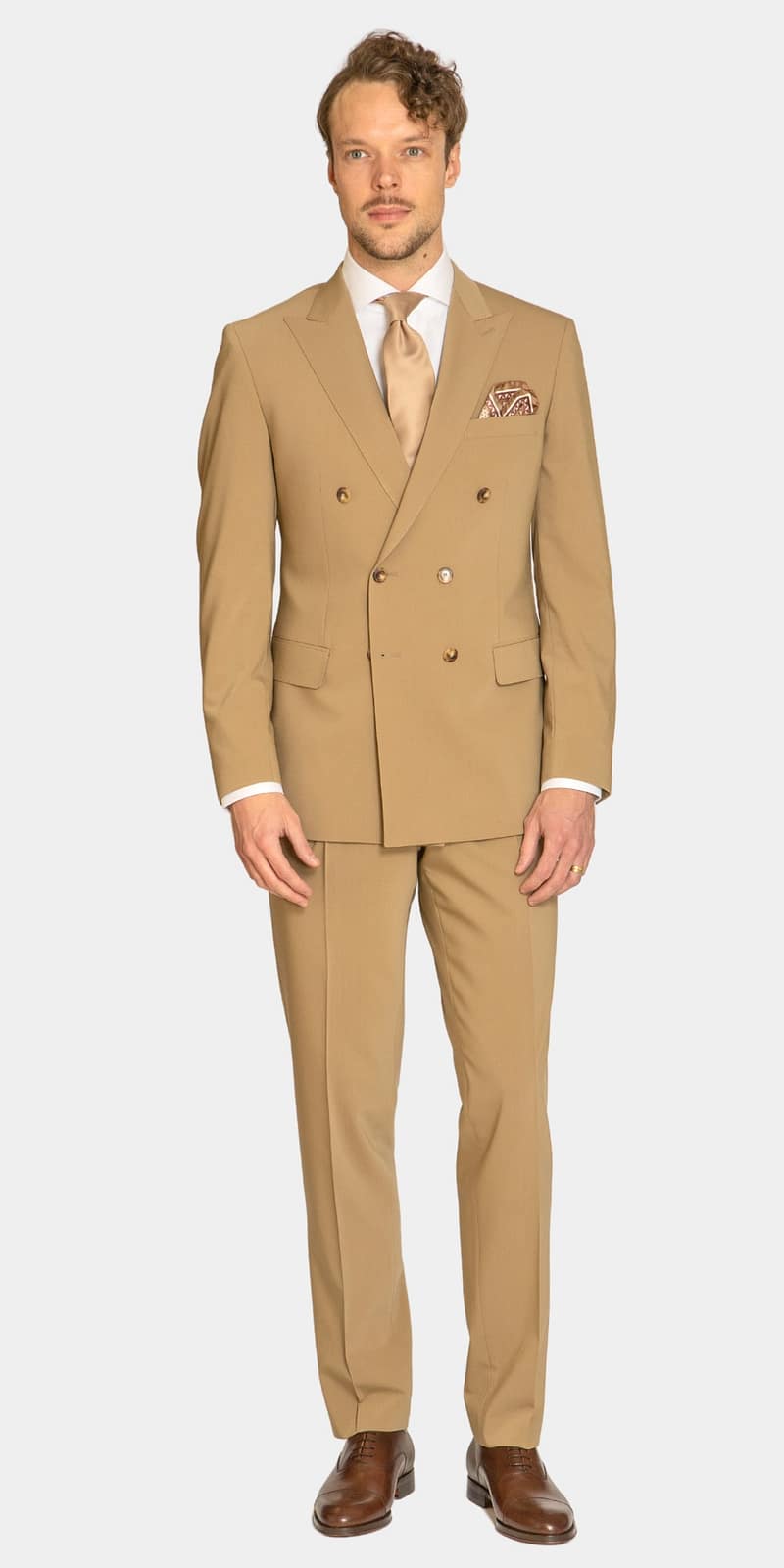 Vernazza Sandy Double Breasted Suit