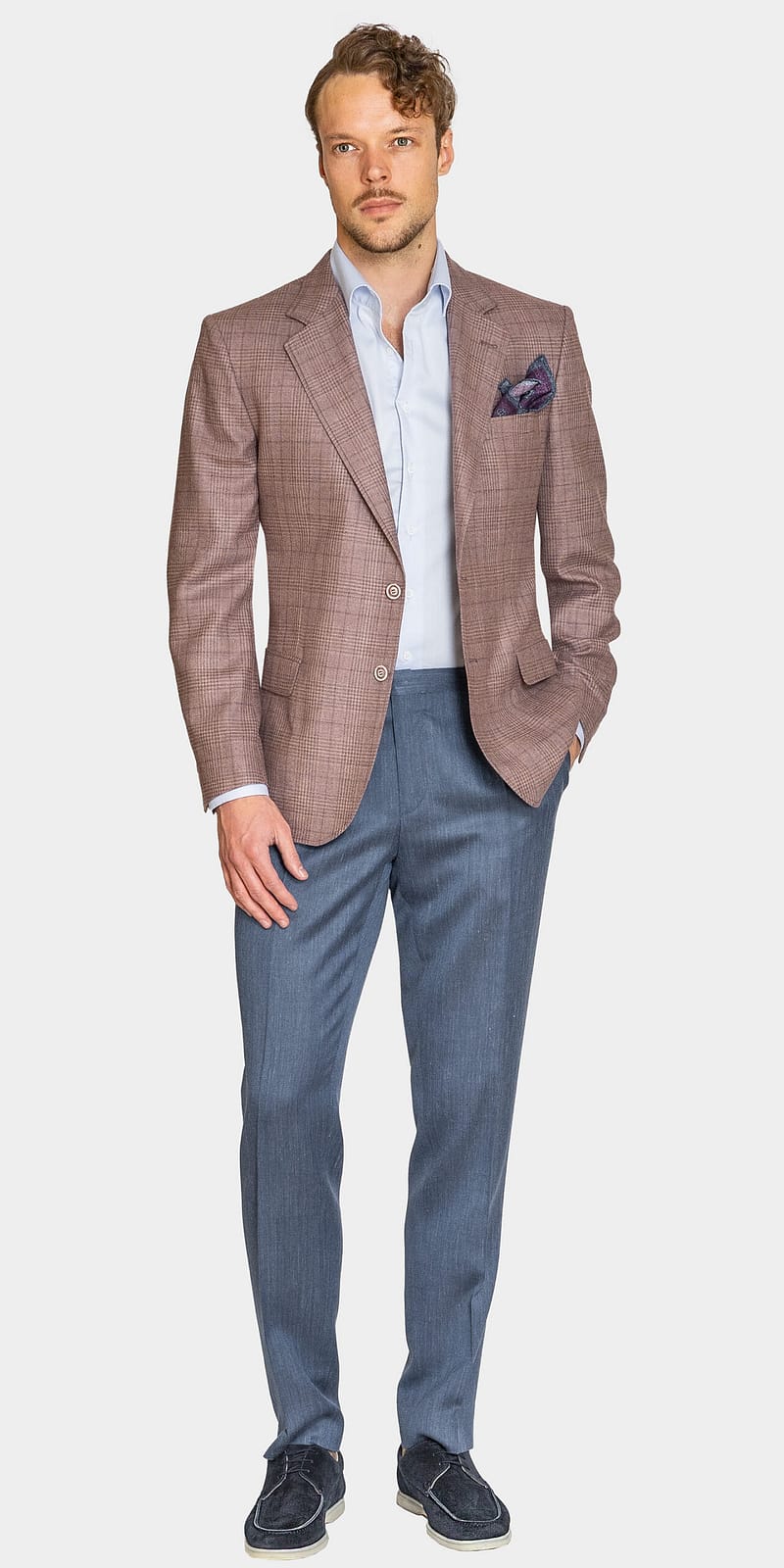 Sunnybrook Light Purple Check Jacket