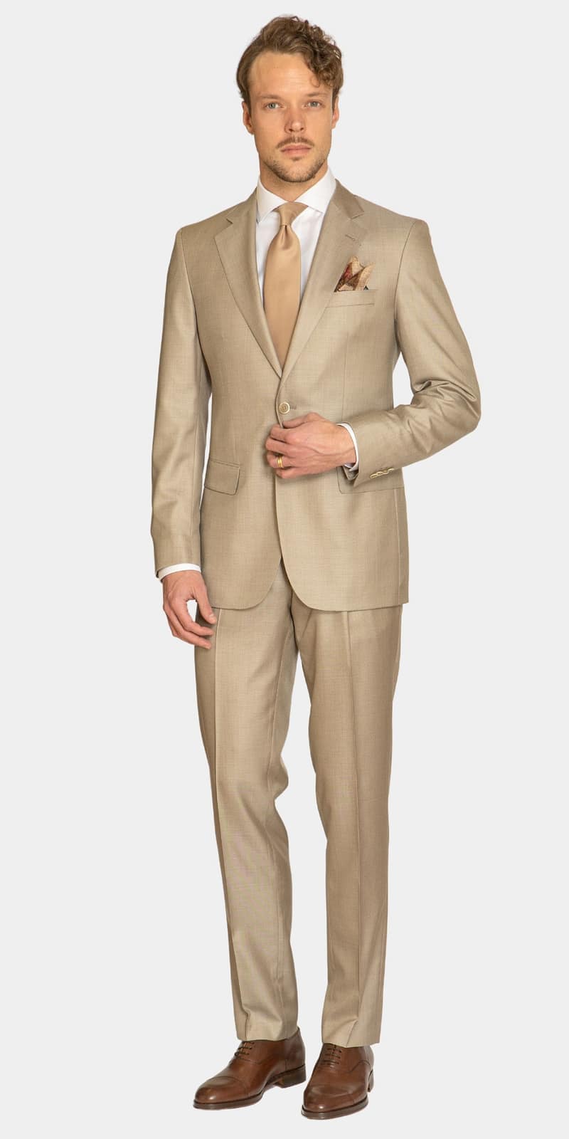 Hastings Beige Suit