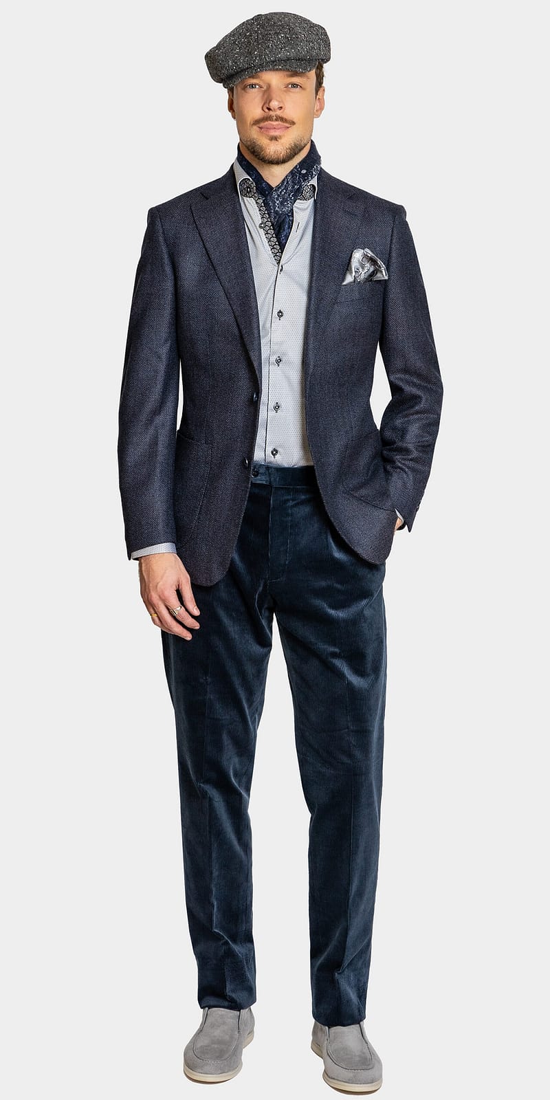 Bristol Navy Structured Jacket