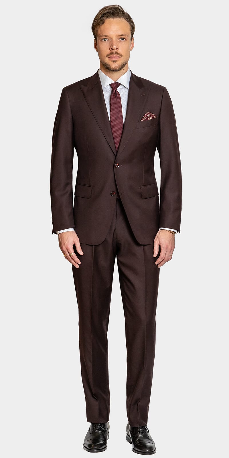 Versaille Bordeaux Suit