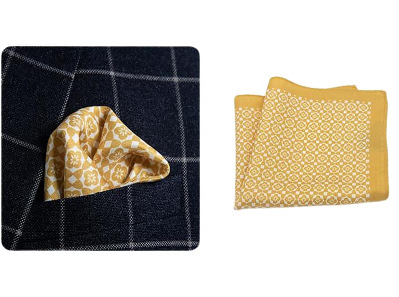 124 Kollane Mustriline Ilurätik