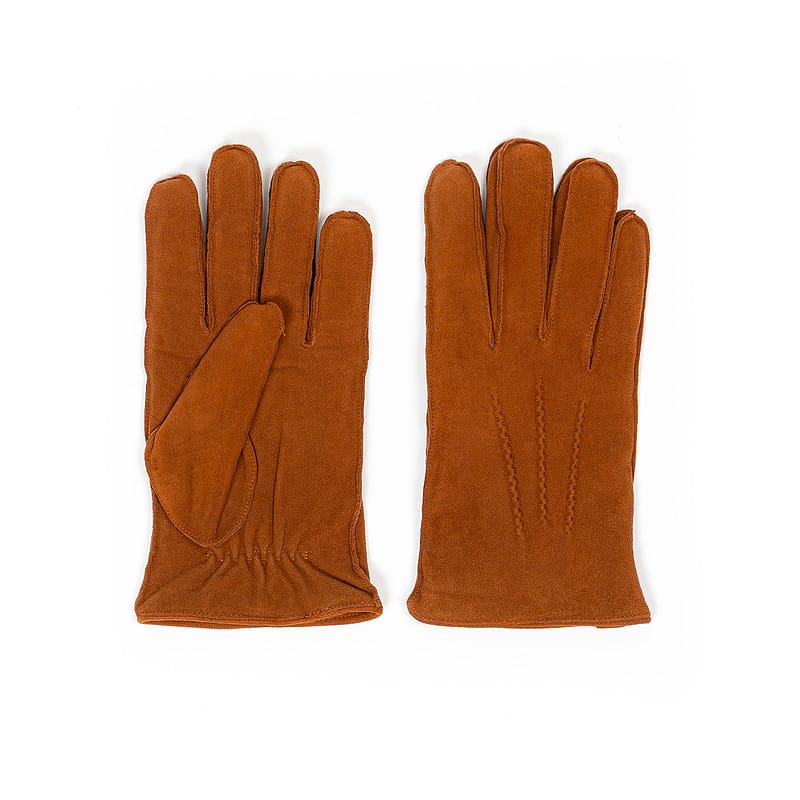 Cognac Goatskin Gloves