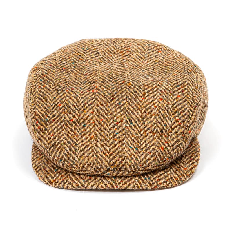 Ivy Camel Herringbone Cap