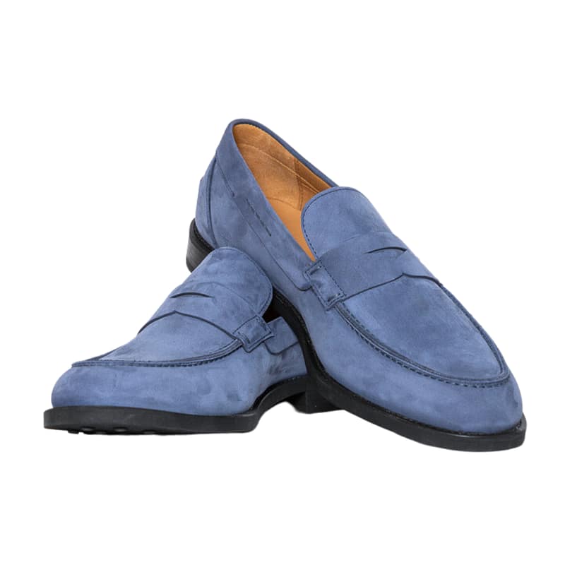 Nabuk Sinine Loafer