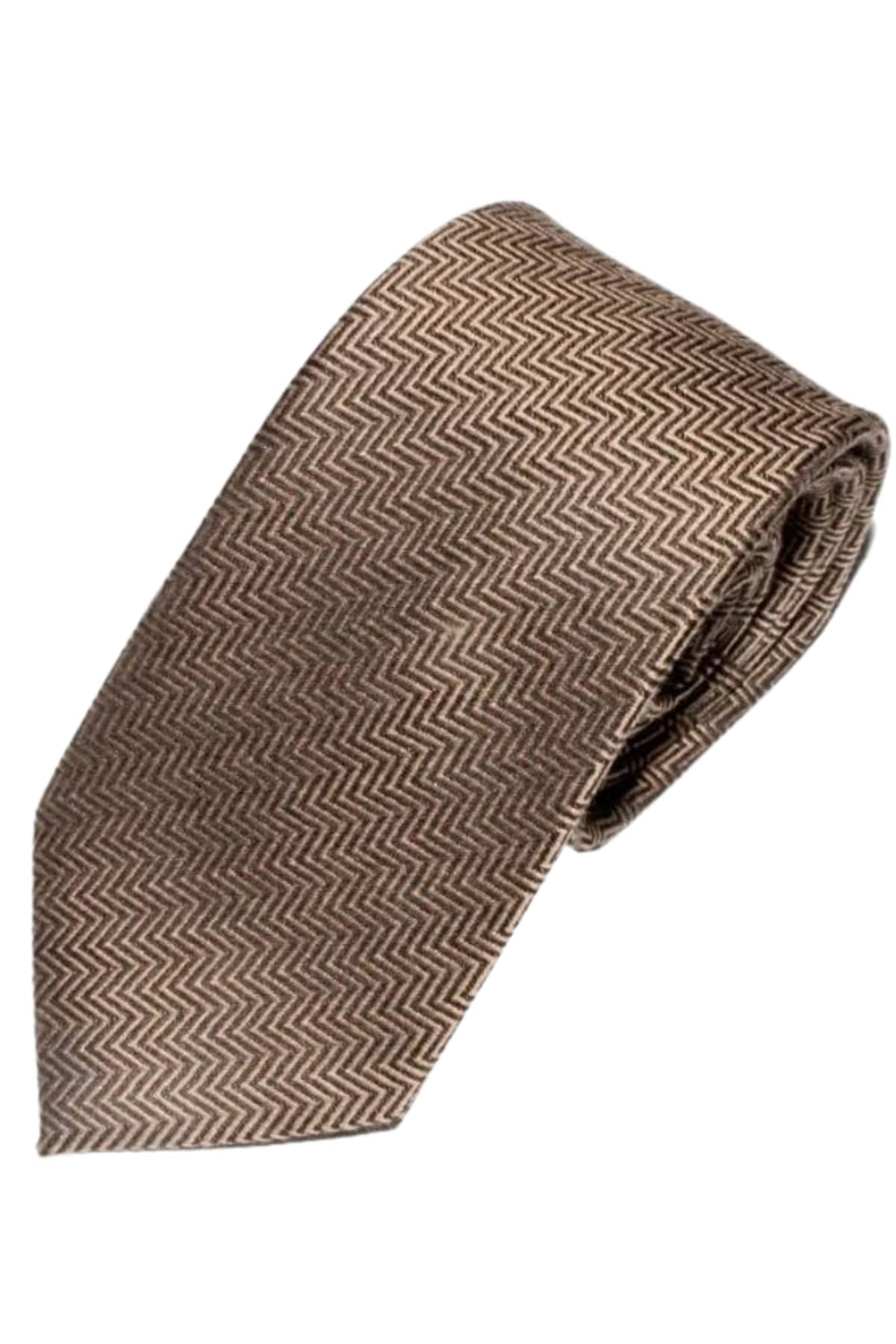124 Camel Chevron Tie