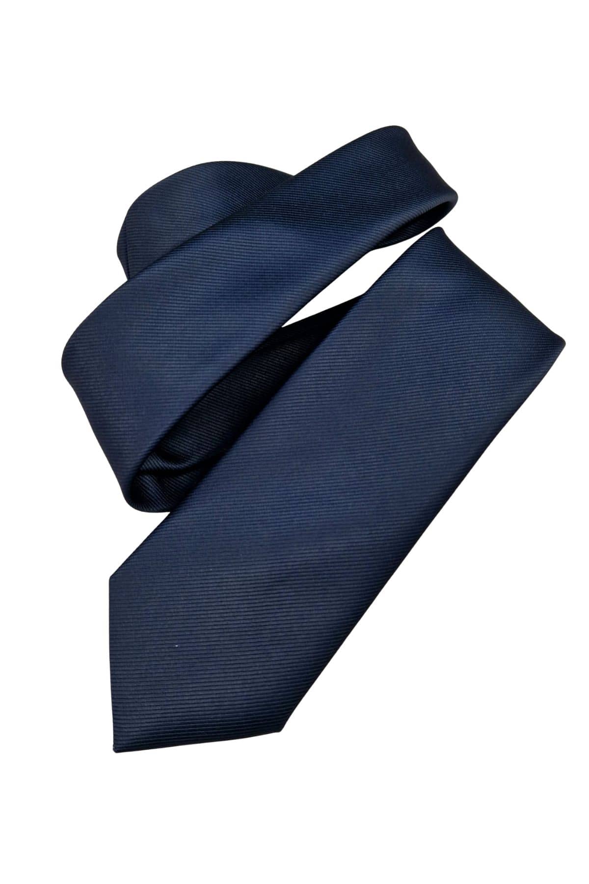 Navy Silk Tie