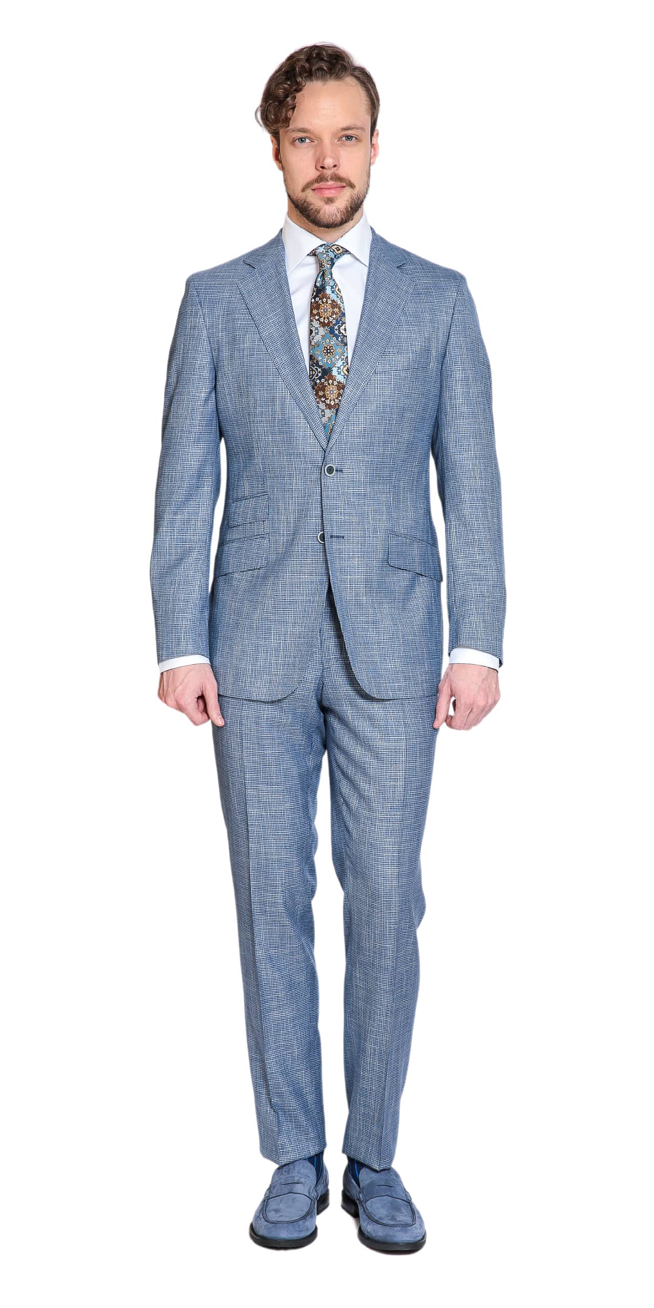 124 Stefano Light Blue Suit