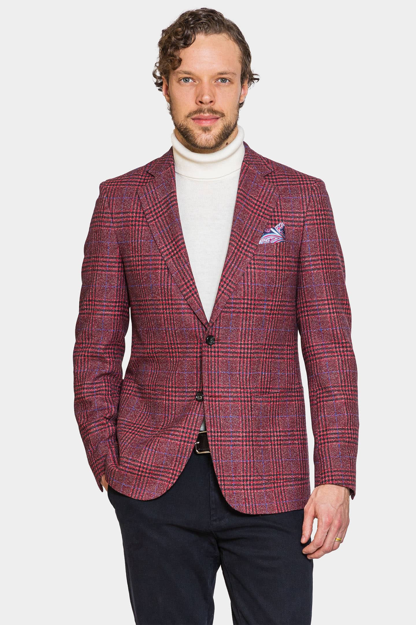 Nottingham Bordeaux check Jacket