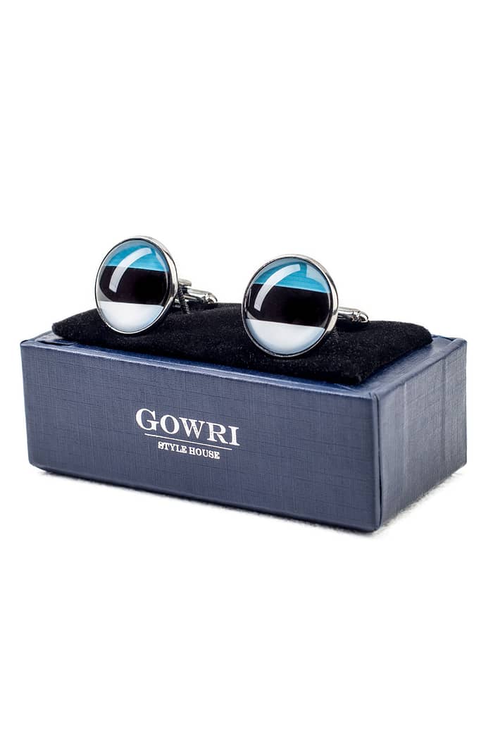 Estonian Flag Cufflinks